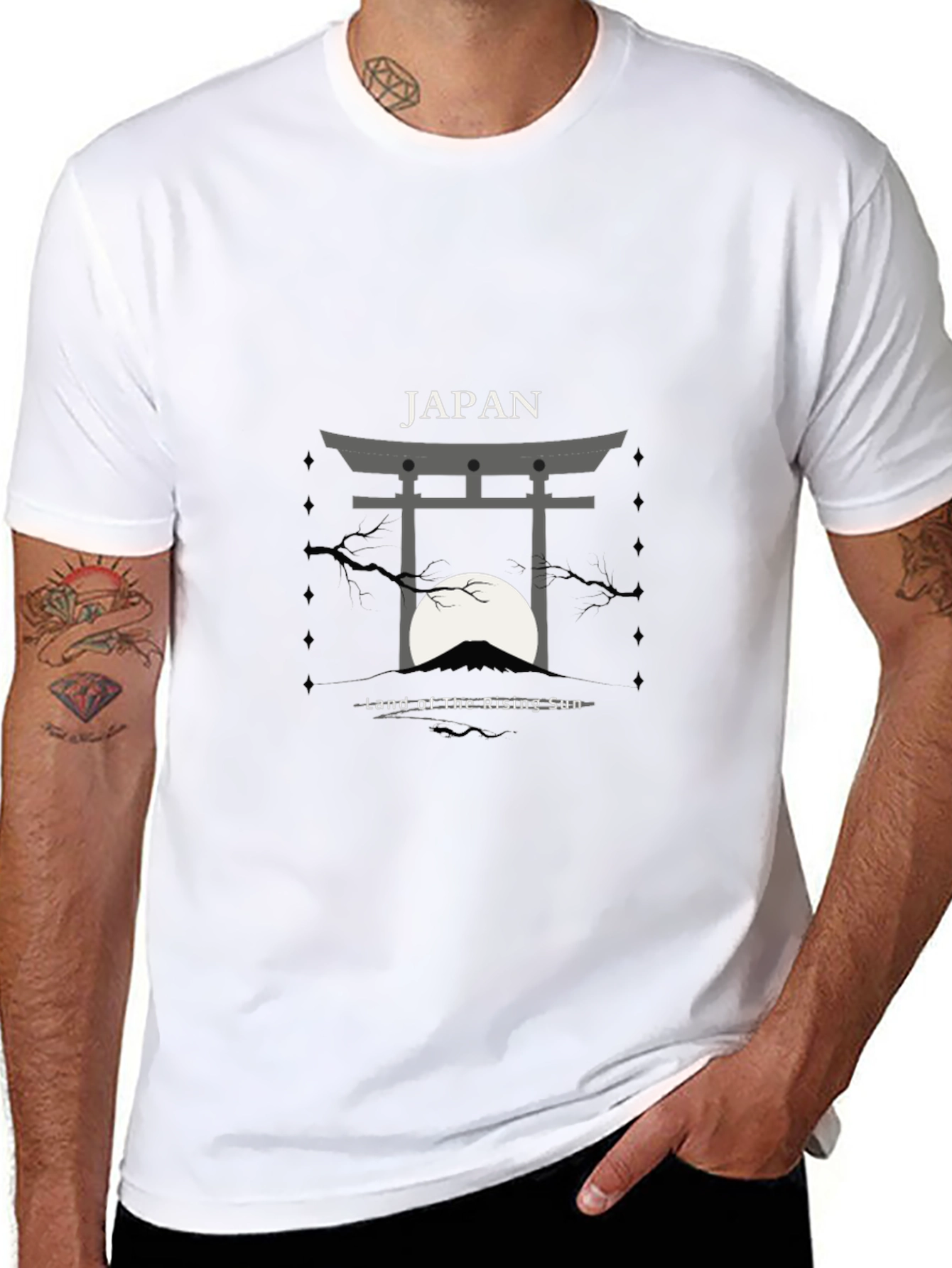 Japan Rising Sun Graphic Tee