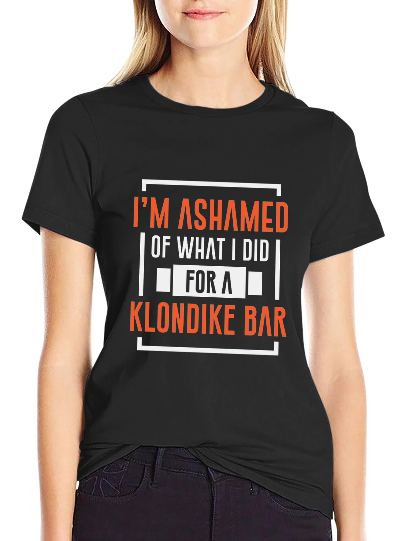 Im Ashamed Klondike Bar Graphic Tee