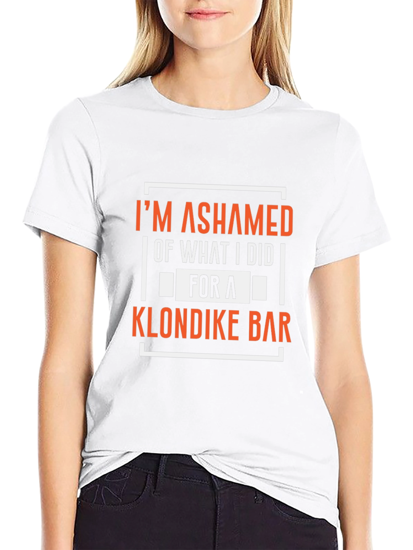 Im Ashamed Klondike Bar Graphic Tee