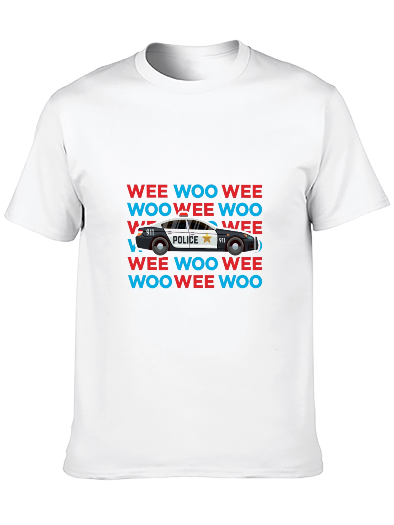 Wee Woo Police Car T-Shirt