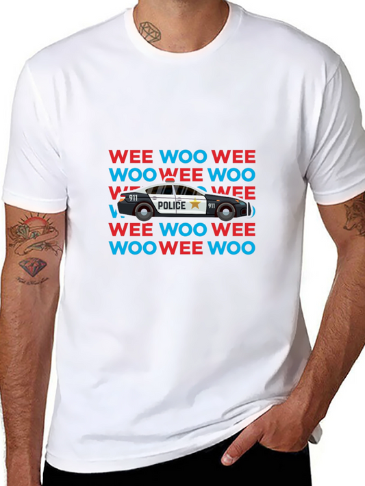 Wee Woo Police Car T-Shirt