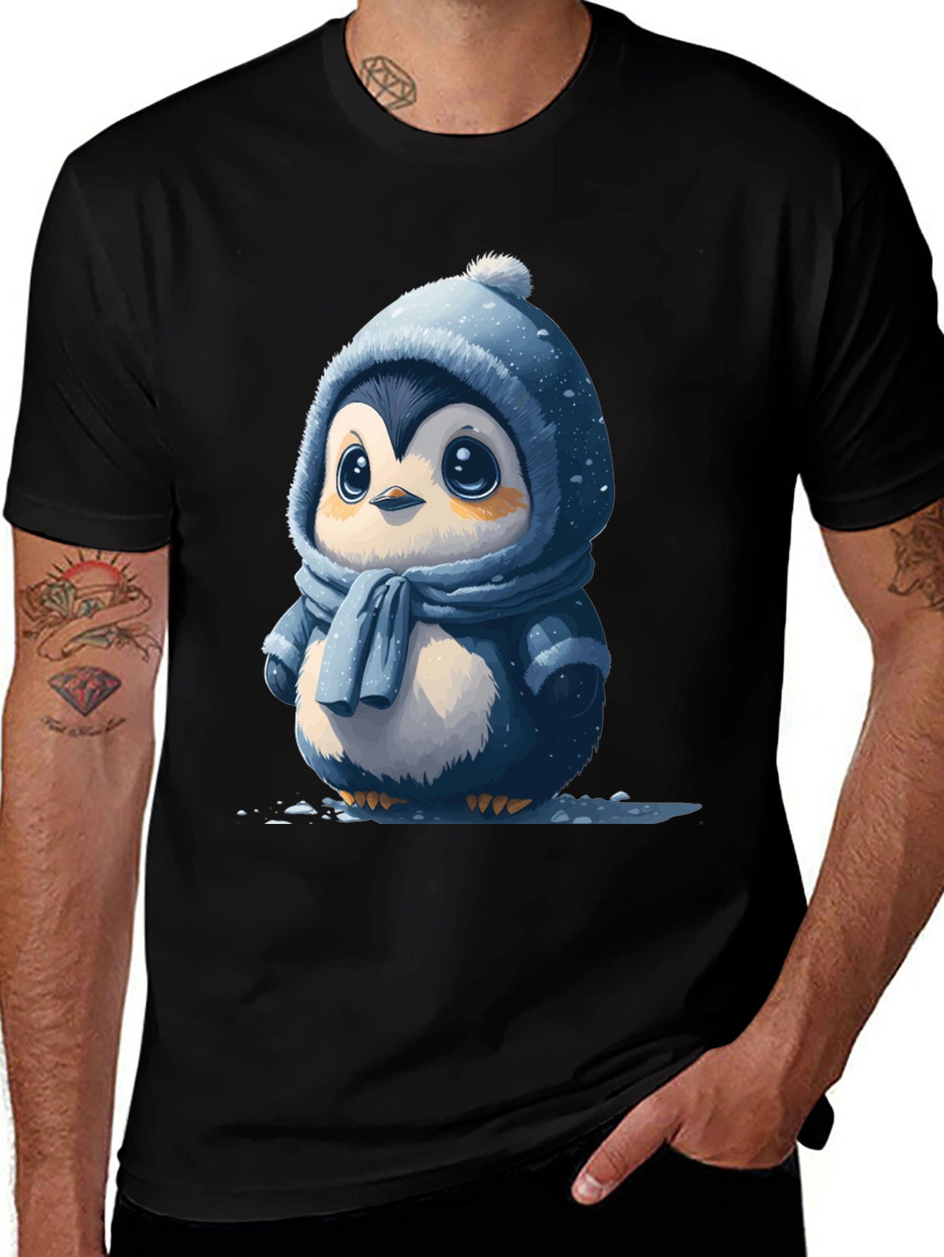 Cute Penguin Graphic Tee