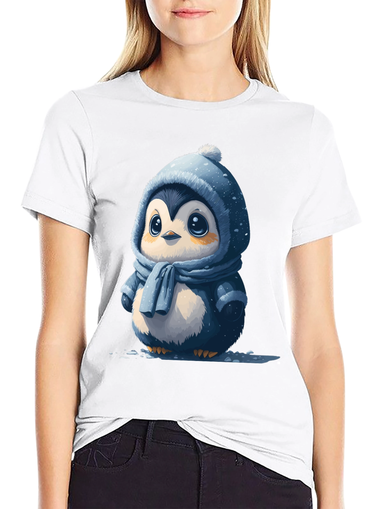 Cute Penguin Graphic Tee