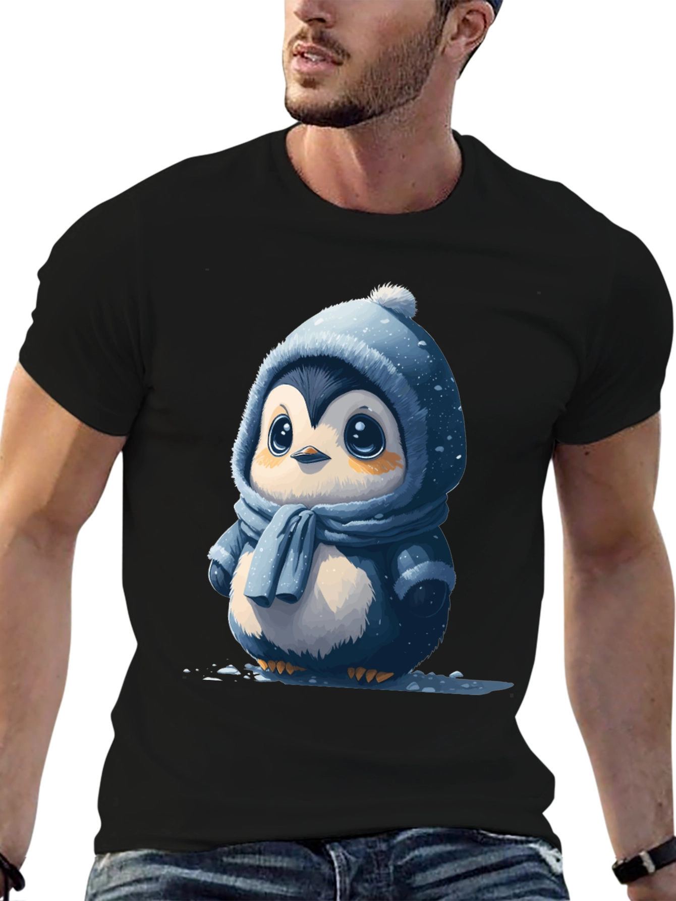 Cute Penguin Graphic Tee