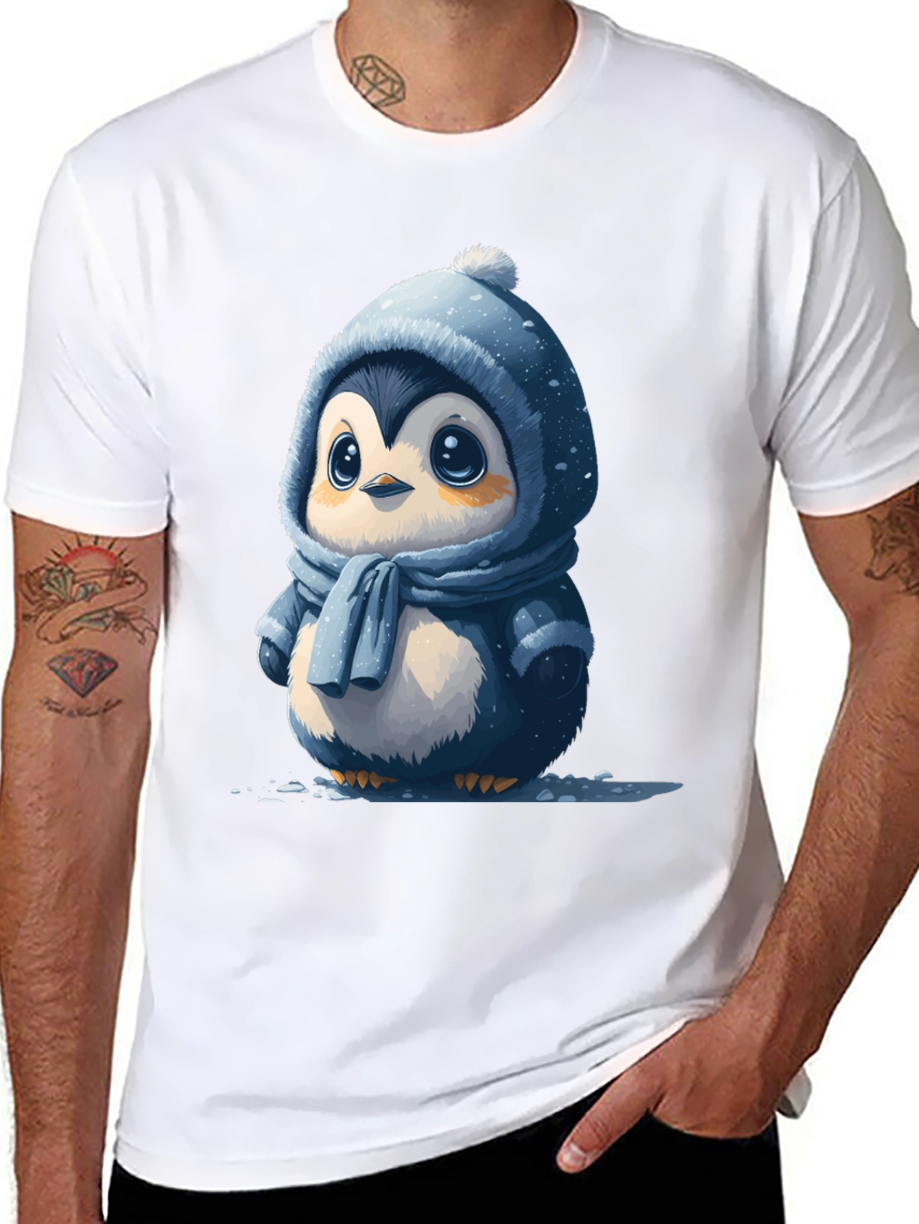 Cute Penguin Graphic Tee