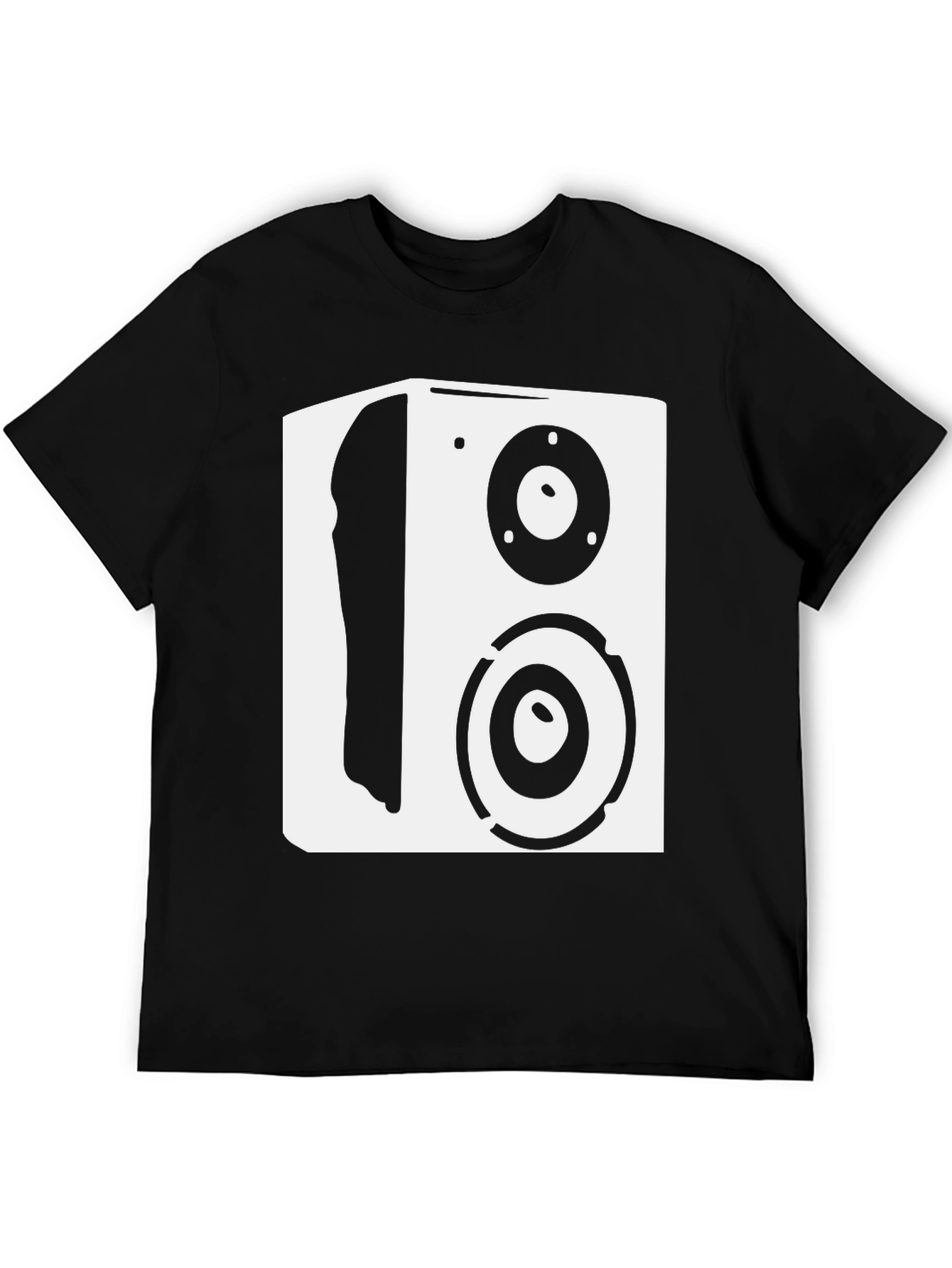Speaker Graphic T-Shirt - Black Music Lover Tee
