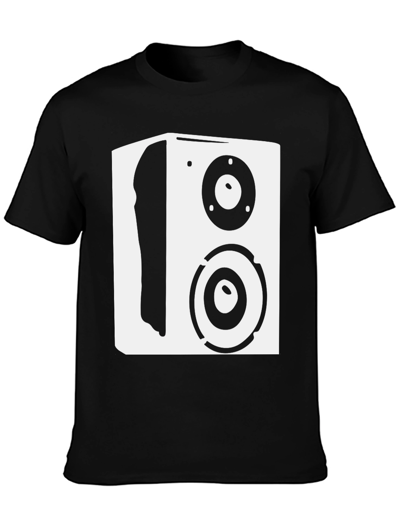 Speaker Graphic T-Shirt - Black Music Lover Tee
