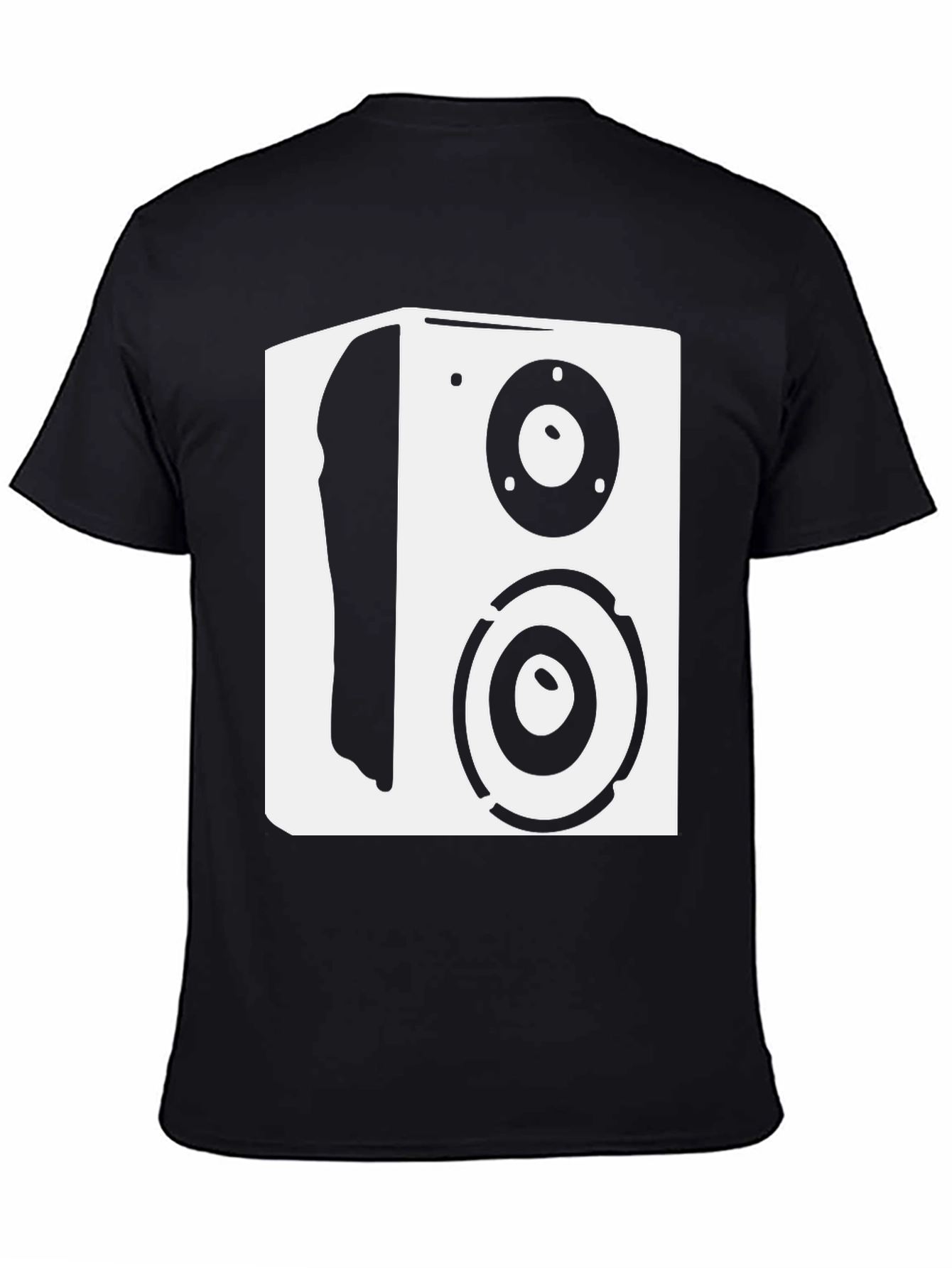 Speaker Graphic T-Shirt - Black Music Lover Tee