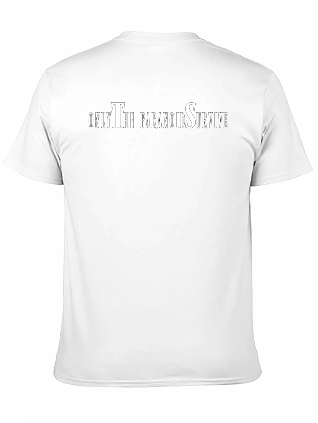 Paranoid Survive T-Shirt - Black Graphic Tee