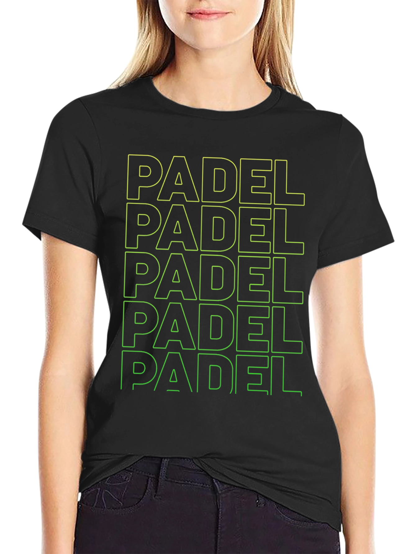 Padel Print T-Shirt - Sporty Graphic Tee