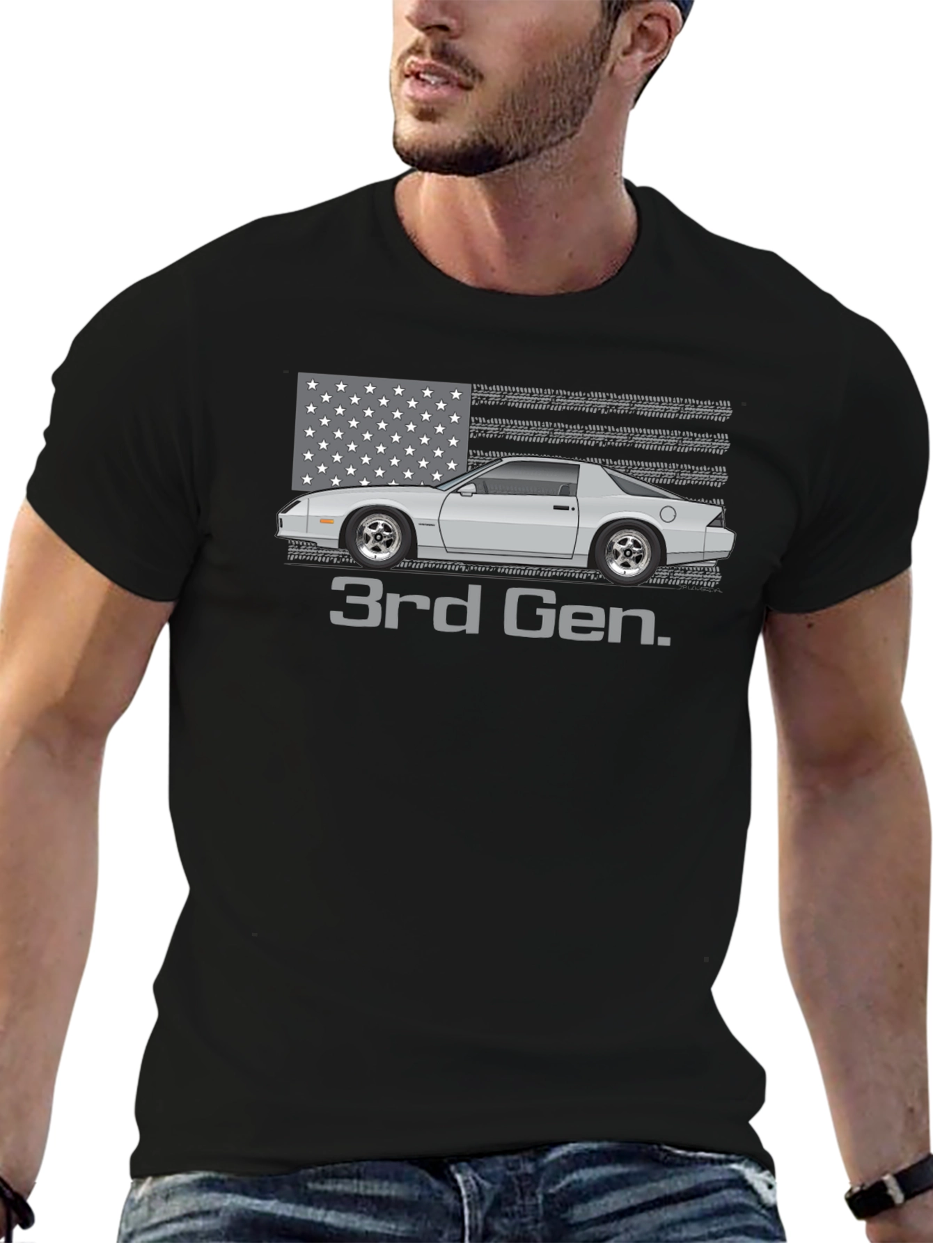 3rd Gen Muscle Car Graphic T-Shirt