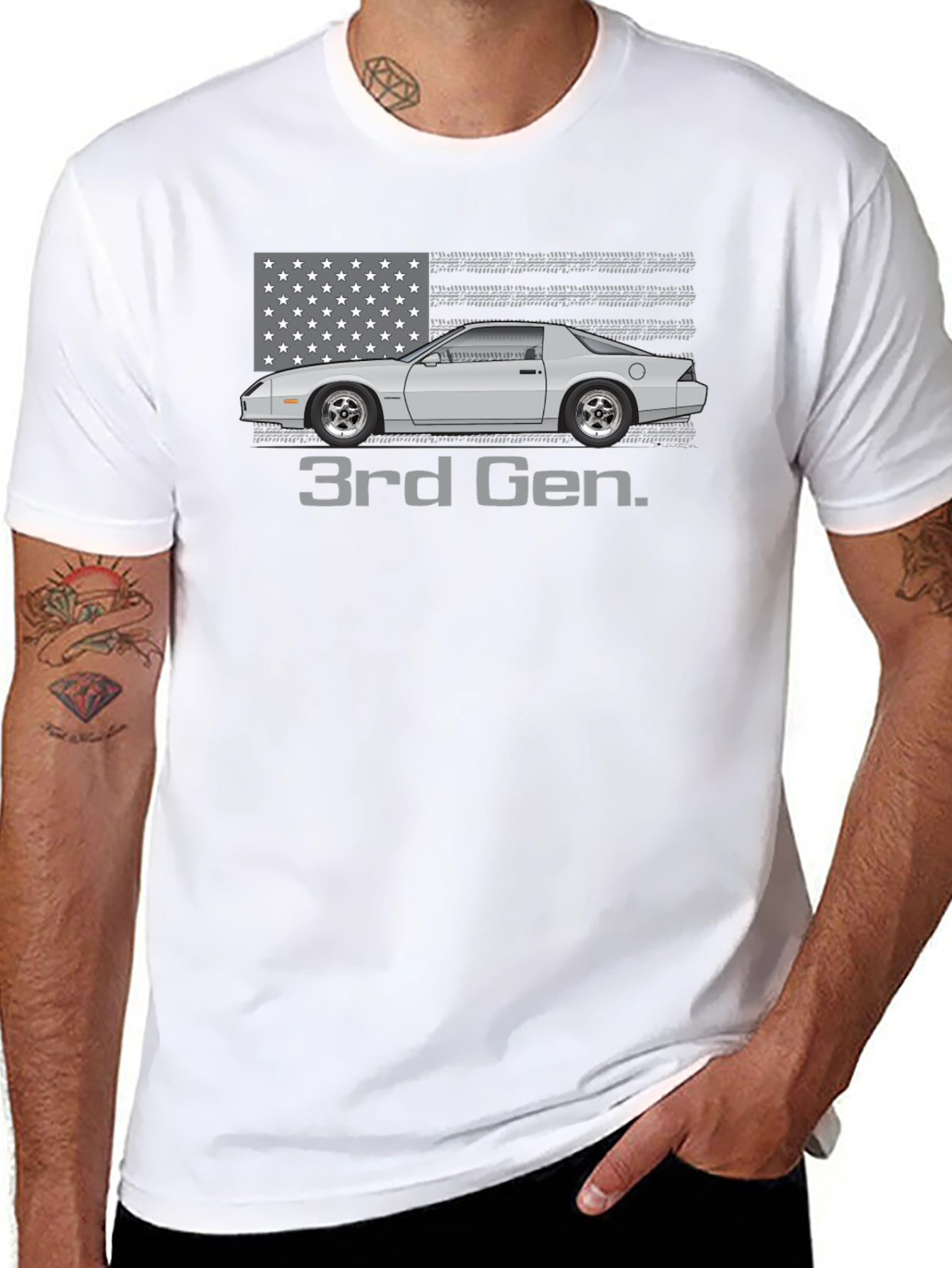 3rd Gen Muscle Car Graphic T-Shirt