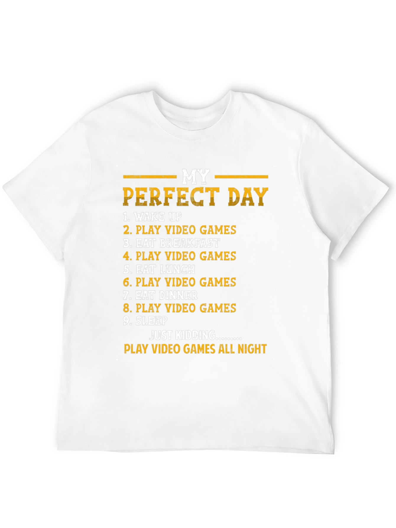 My Perfect Day Video Game T-Shirt