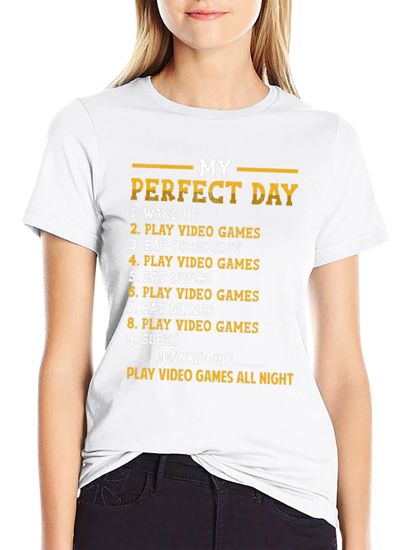 My Perfect Day Video Game T-Shirt
