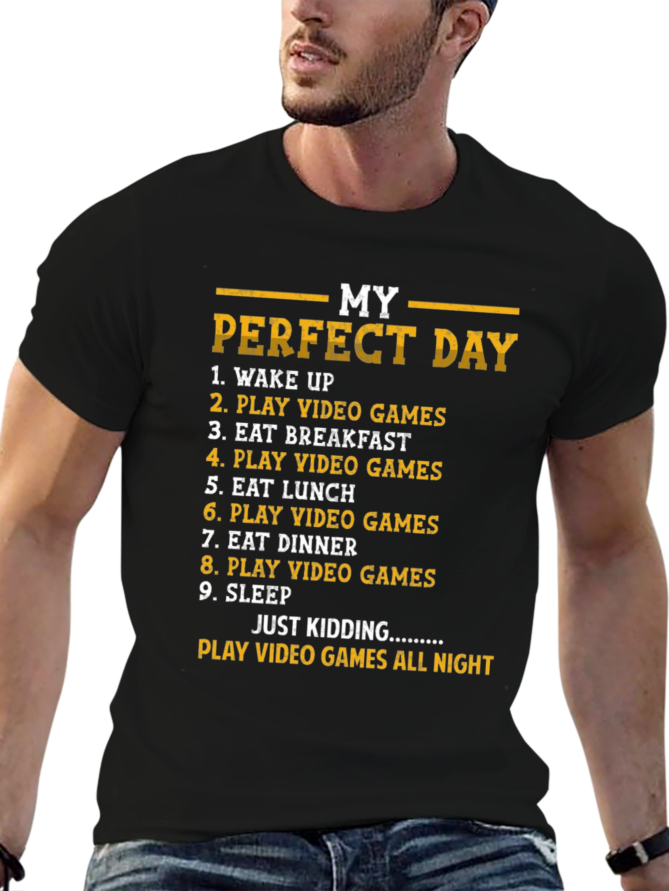 My Perfect Day Video Game T-Shirt