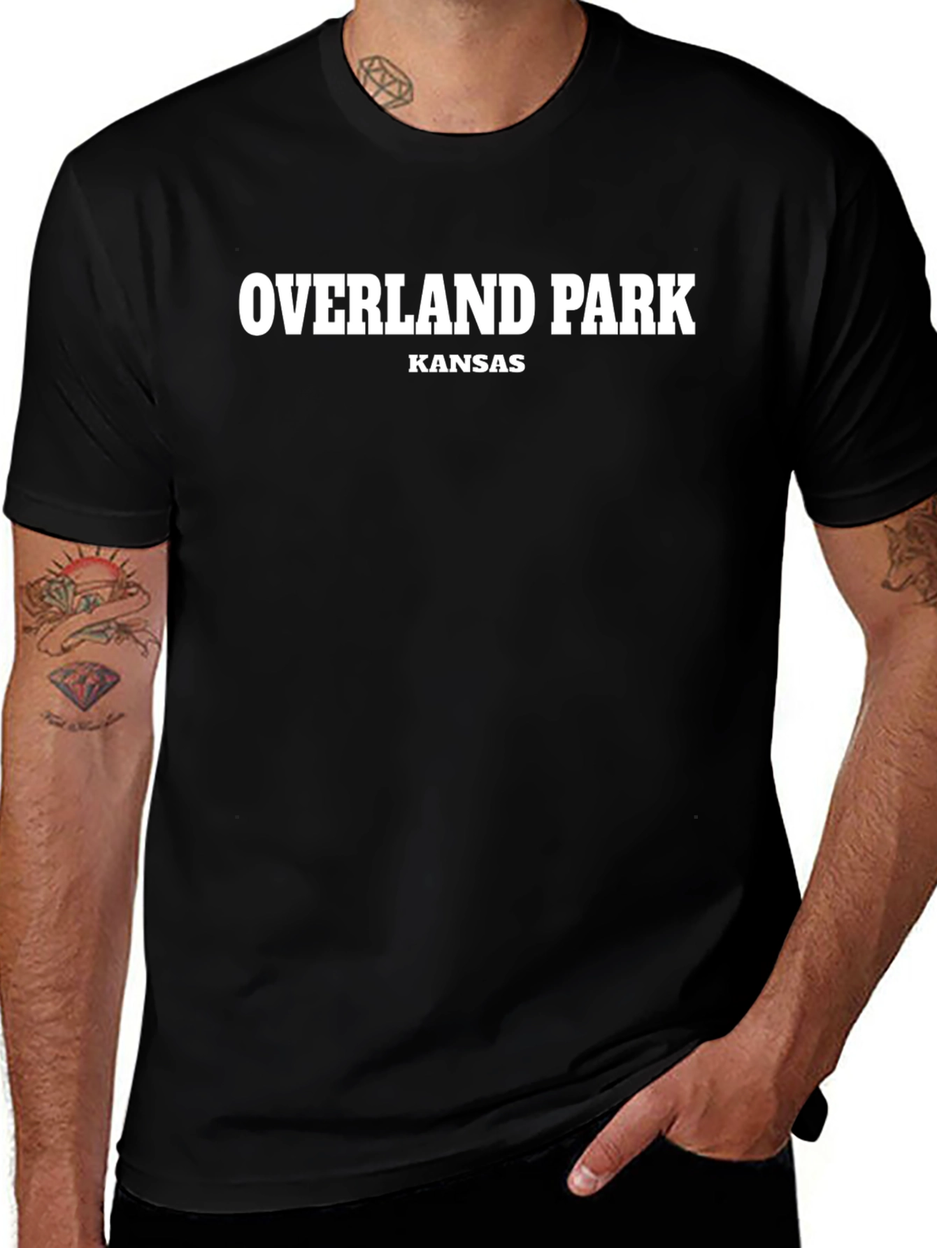 Overland Park Kansas T-Shirt - Black