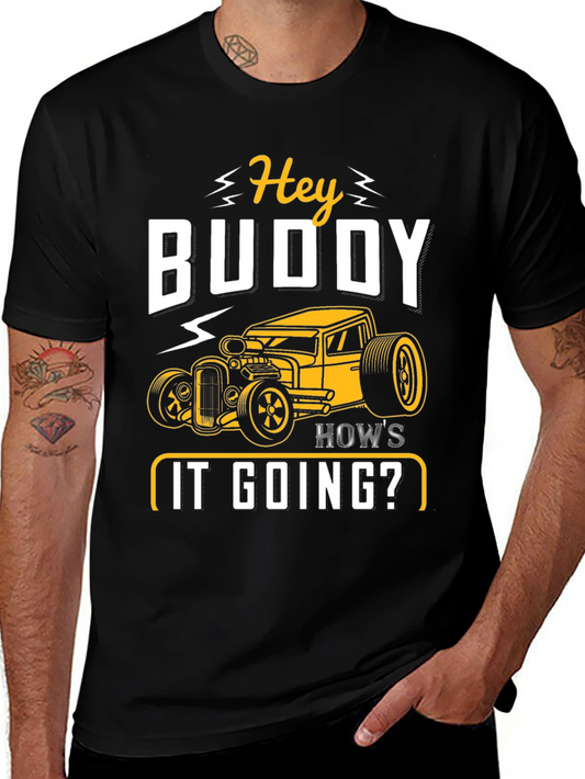 Hey Buddy Hot Rod Graphic Tee