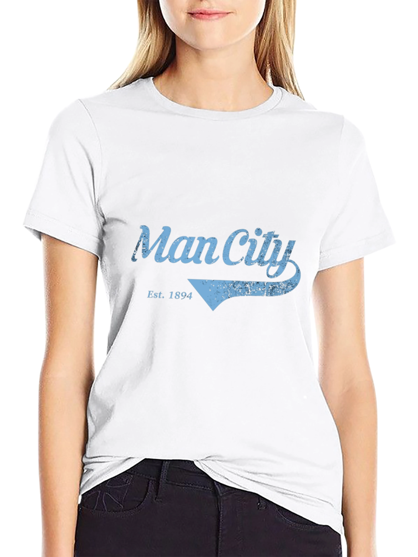 Man City Est. 1894 Graphic Tee - Black