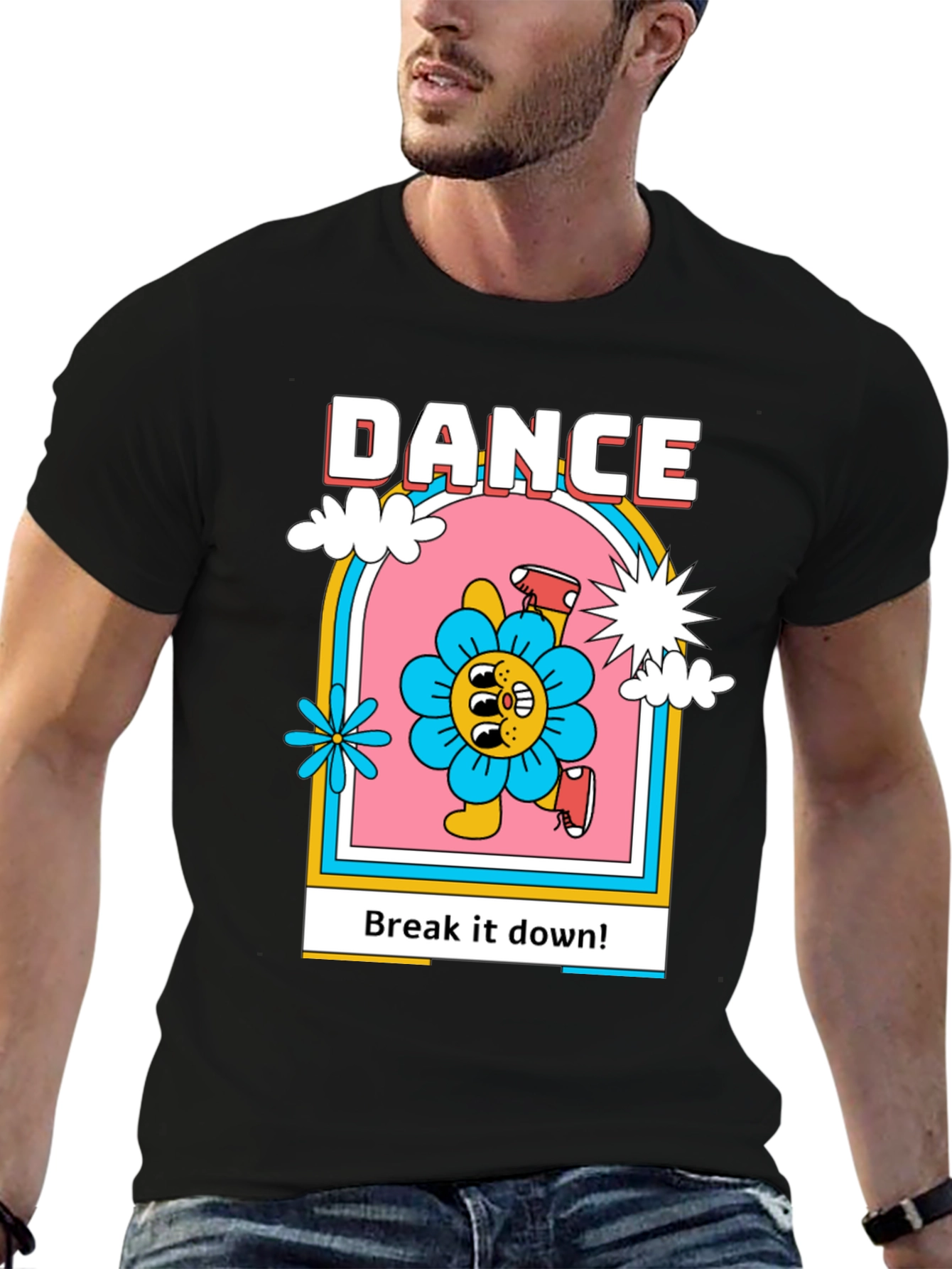 Dance Flower Graphic T-Shirt