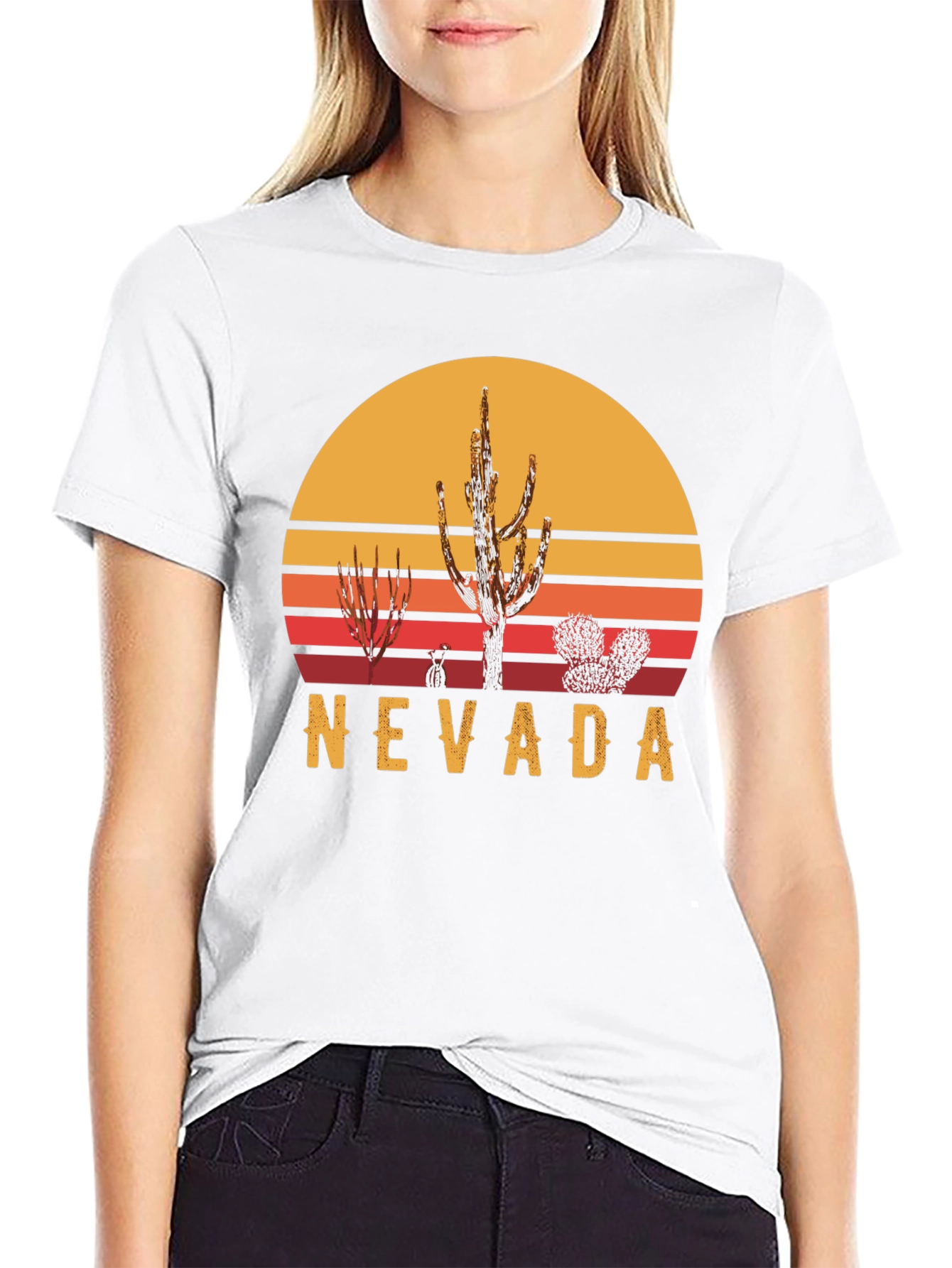 Nevada Desert Sunset Graphic Tee