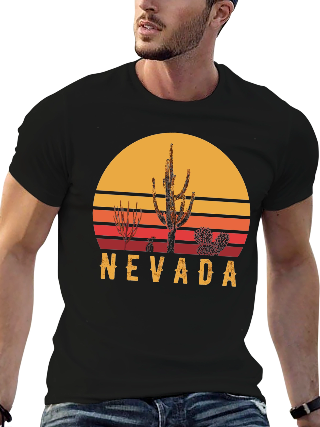 Nevada Desert Sunset Graphic Tee