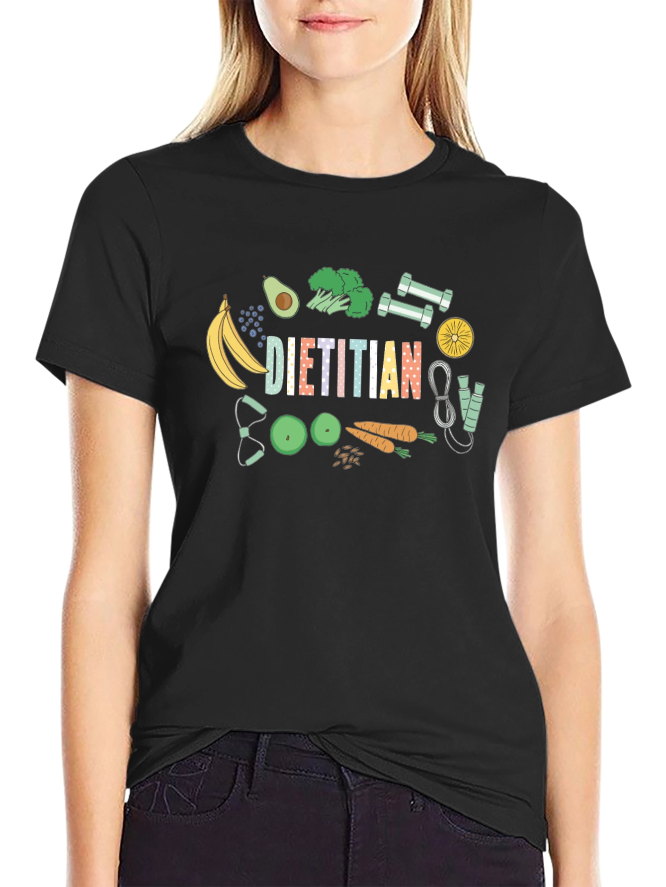 Dietitian Graphic Tee - Healthy Lifestyle T-Shirt