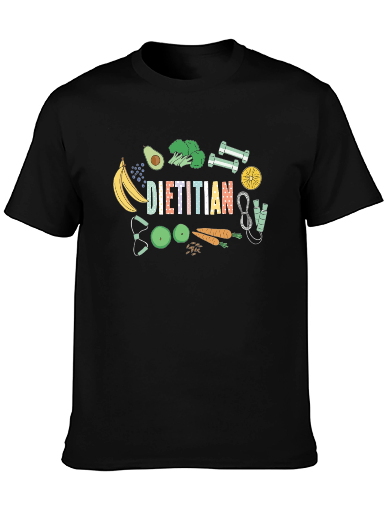Dietitian Graphic Tee - Healthy Lifestyle T-Shirt