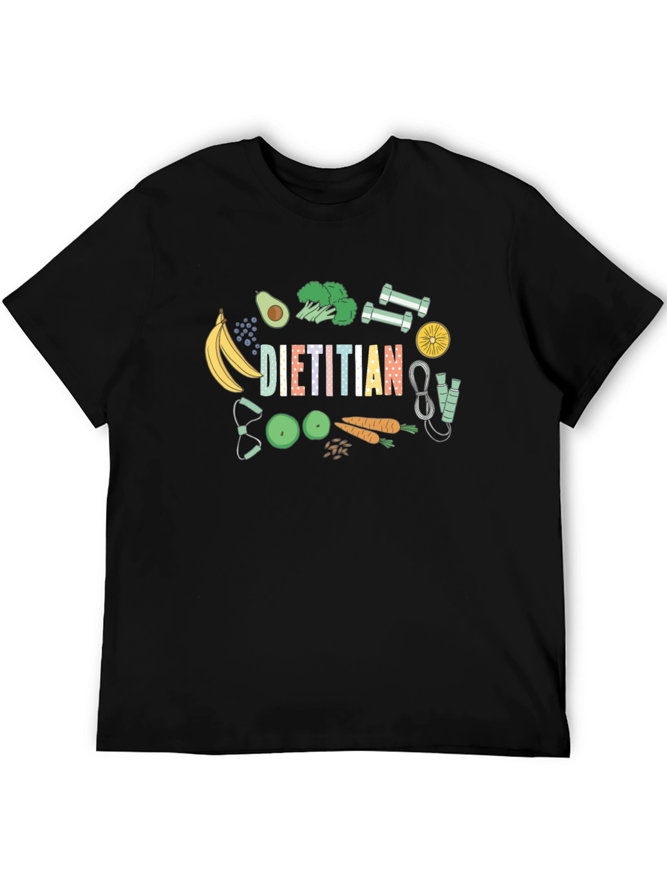 Dietitian Graphic Tee - Healthy Lifestyle T-Shirt