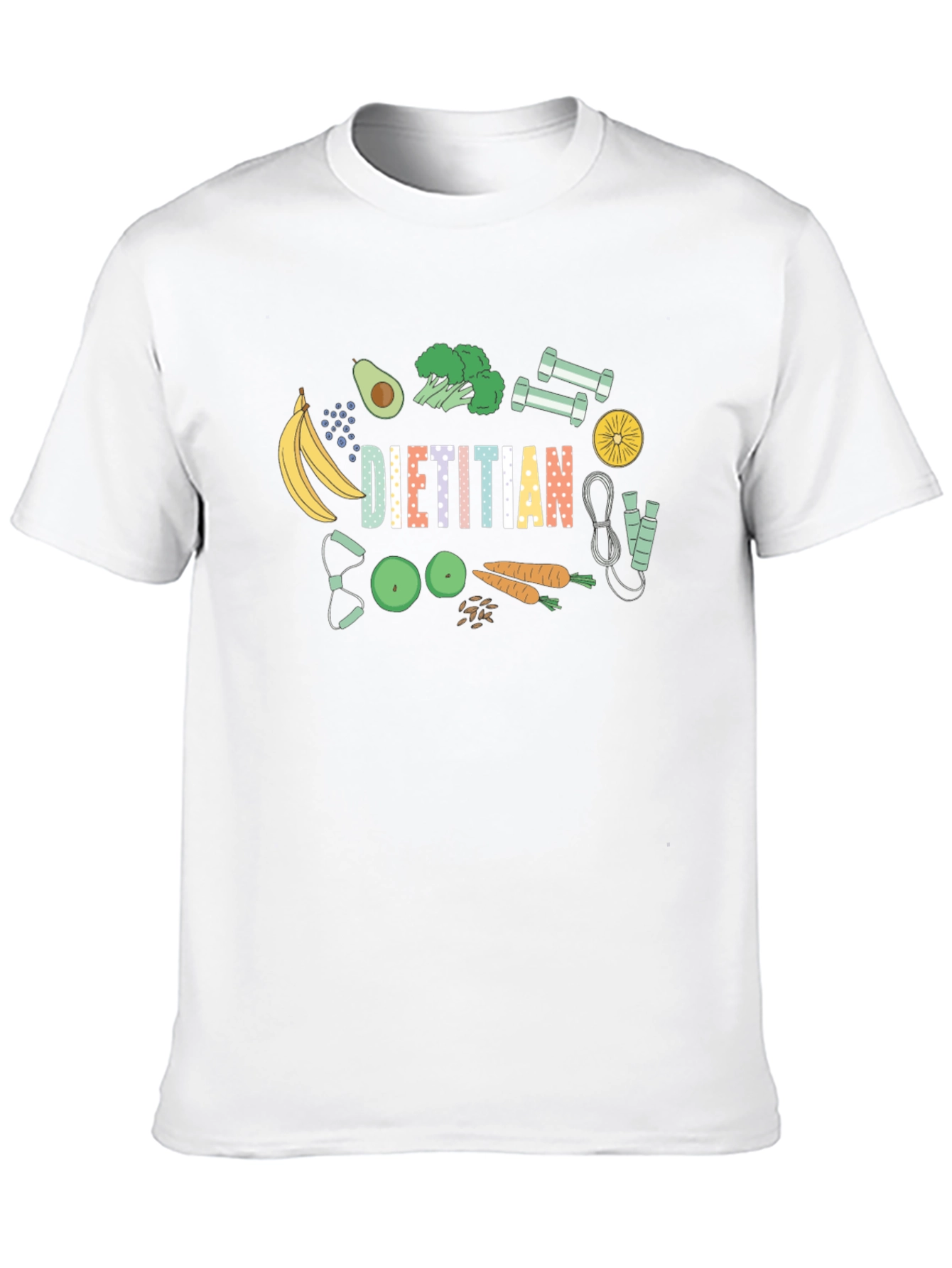 Dietitian Graphic Tee - Healthy Lifestyle T-Shirt