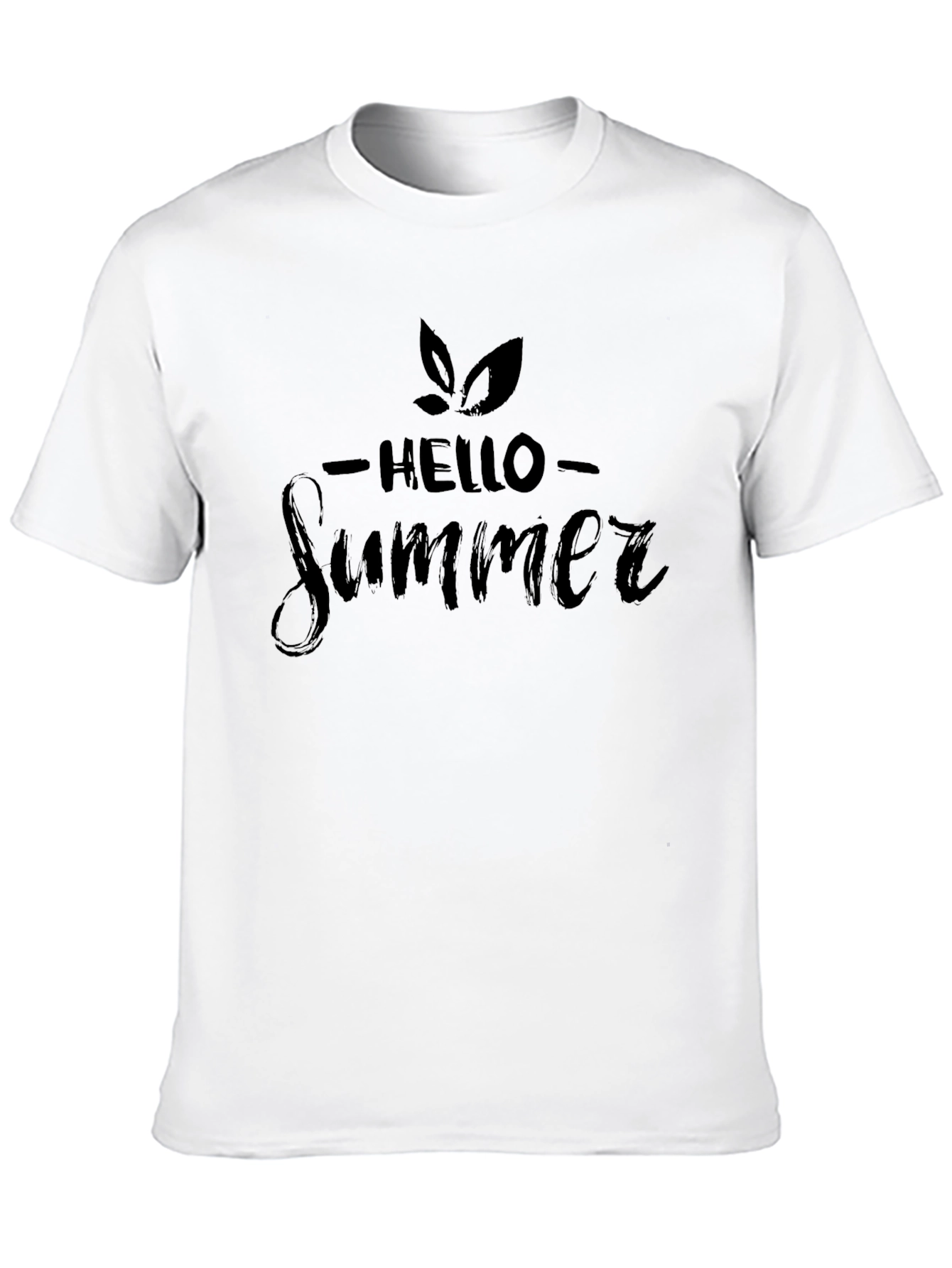Hello Summer Black T-Shirt