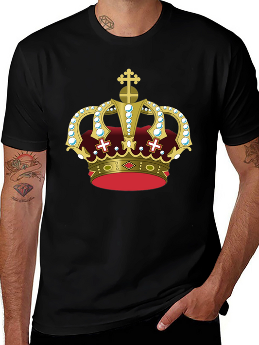 Royal Crown Graphic Tee - Black