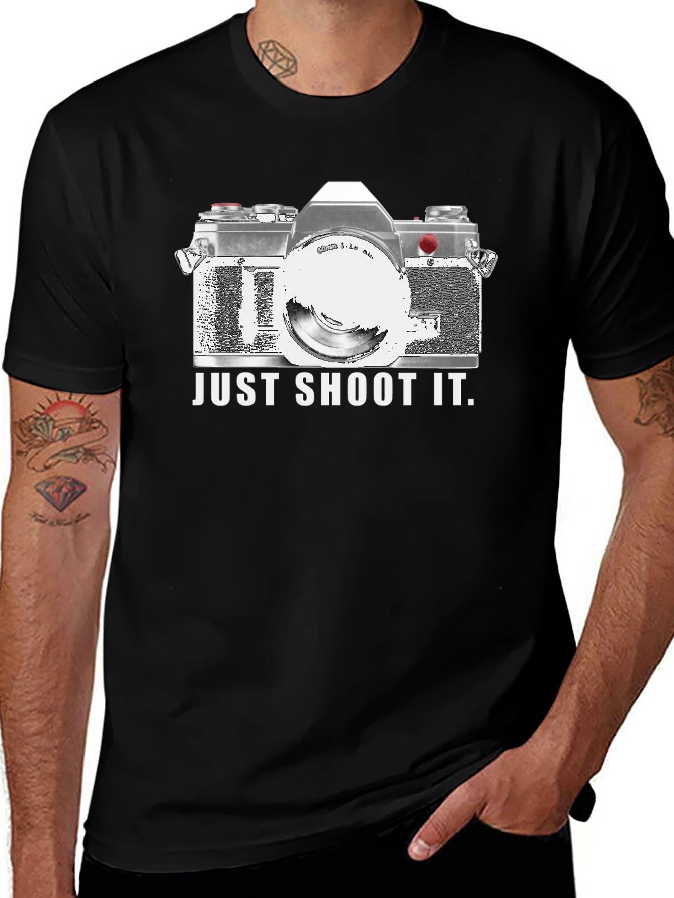 Just Shoot It Camera Graphic Tee