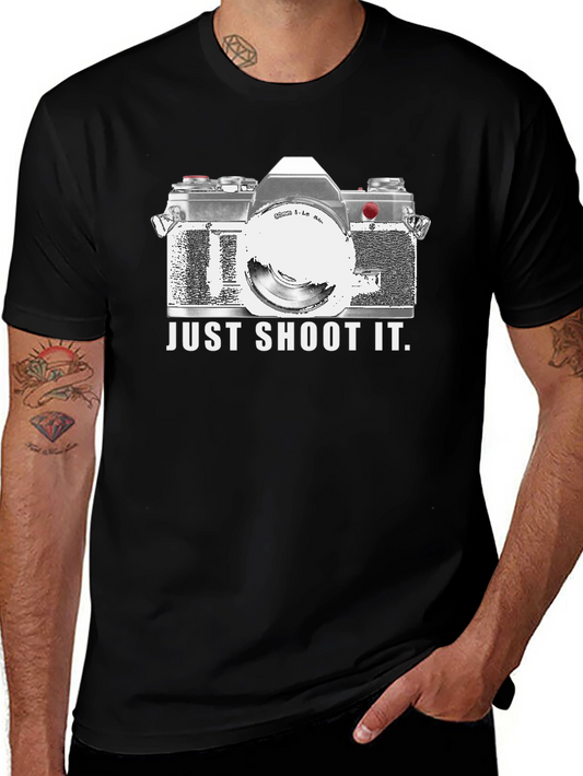 Just Shoot It Camera Graphic Tee