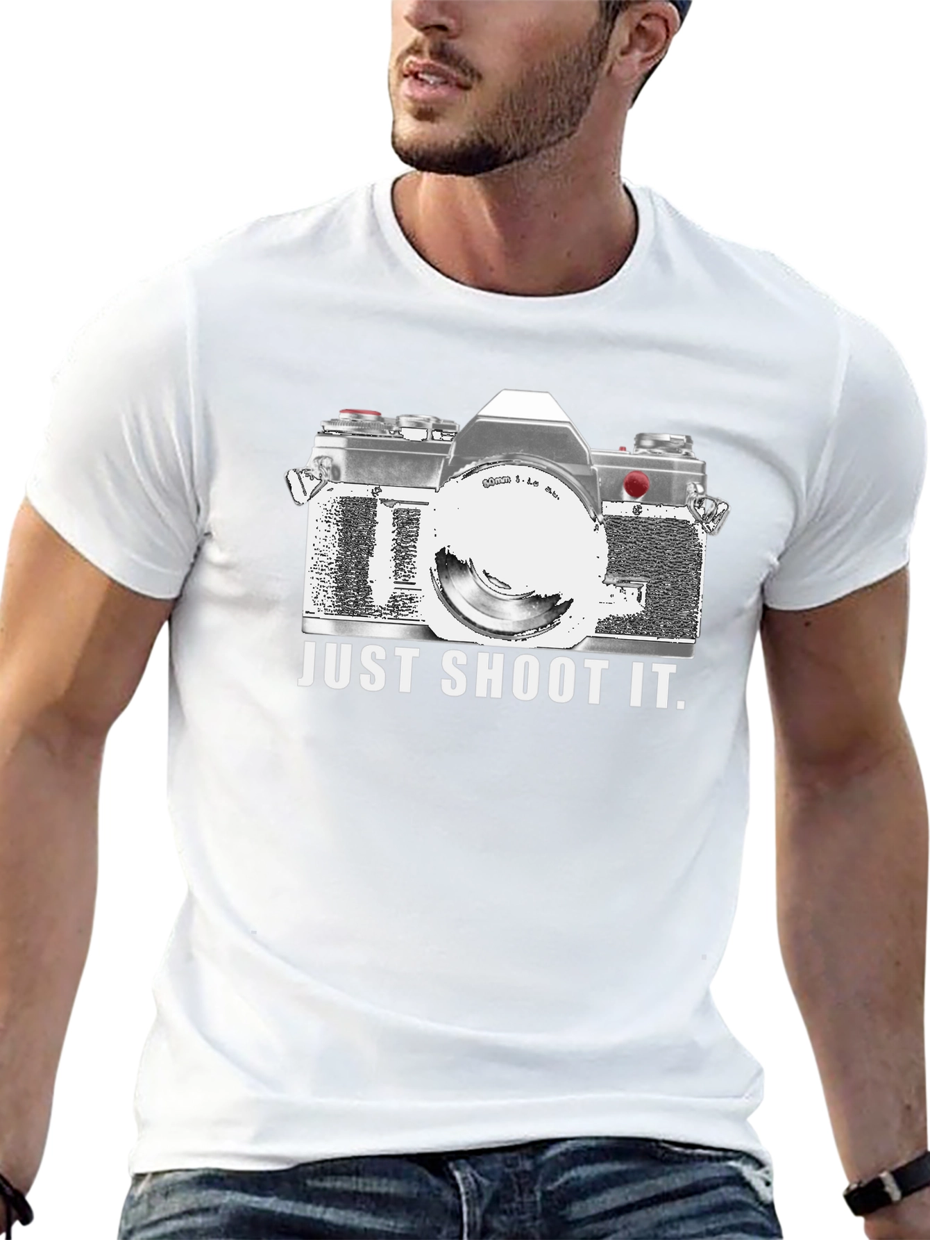 Just Shoot It Camera Graphic Tee