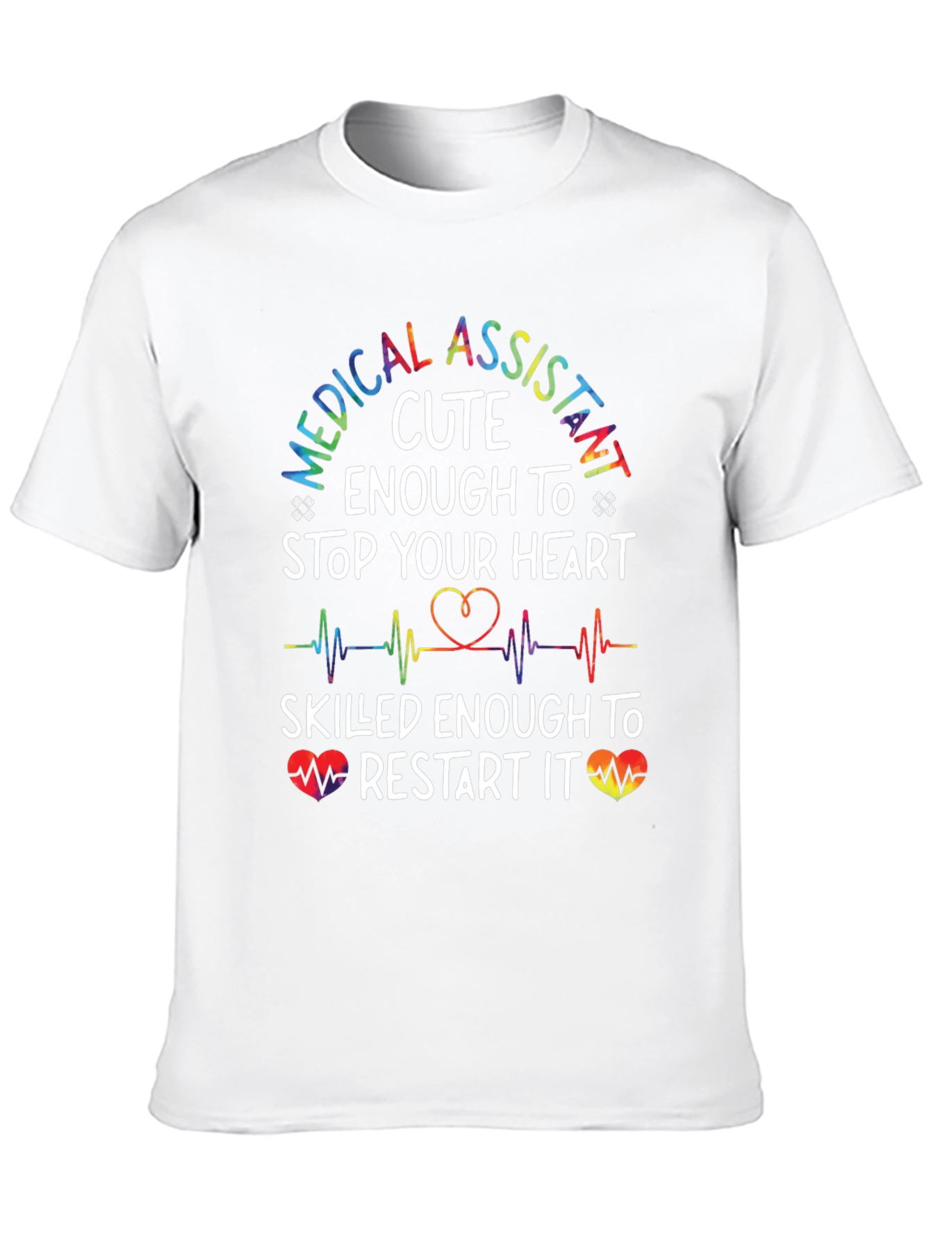 Medical Assistant Cute Heartbeat T-Shirt