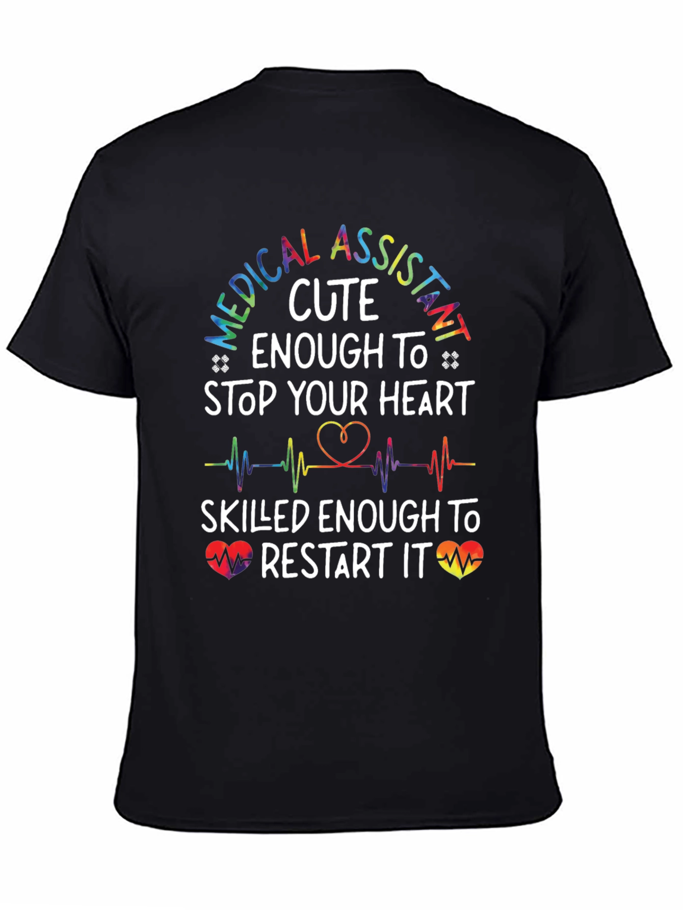 Medical Assistant Cute Heartbeat T-Shirt