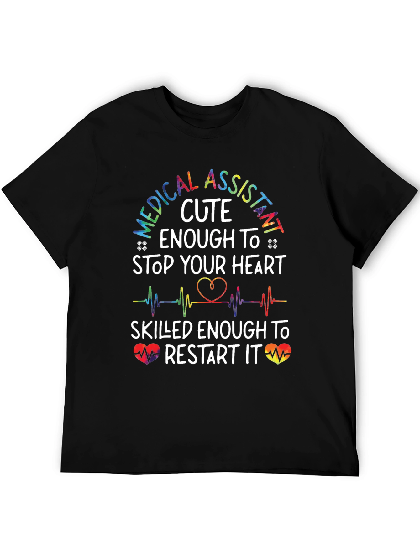 Medical Assistant Cute Heartbeat T-Shirt