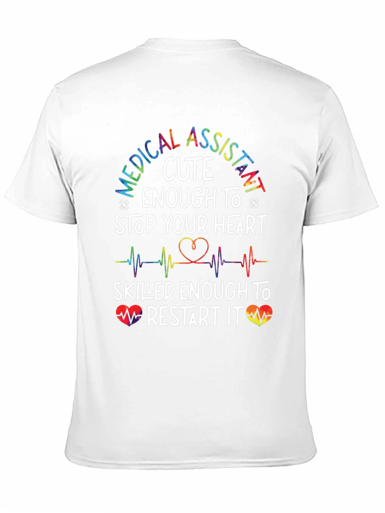 Medical Assistant Cute Heartbeat T-Shirt
