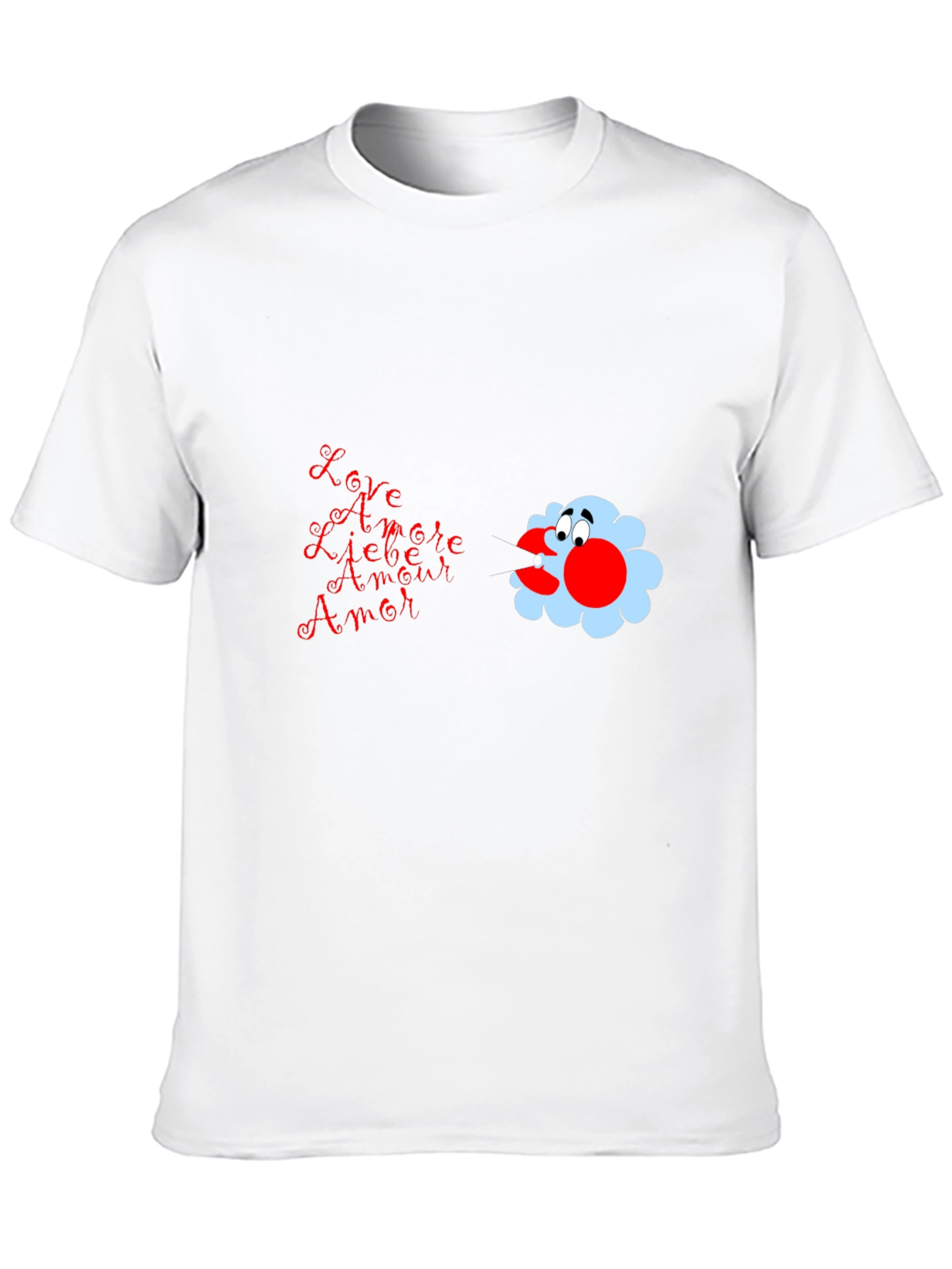Love T-Shirt with Amore Design