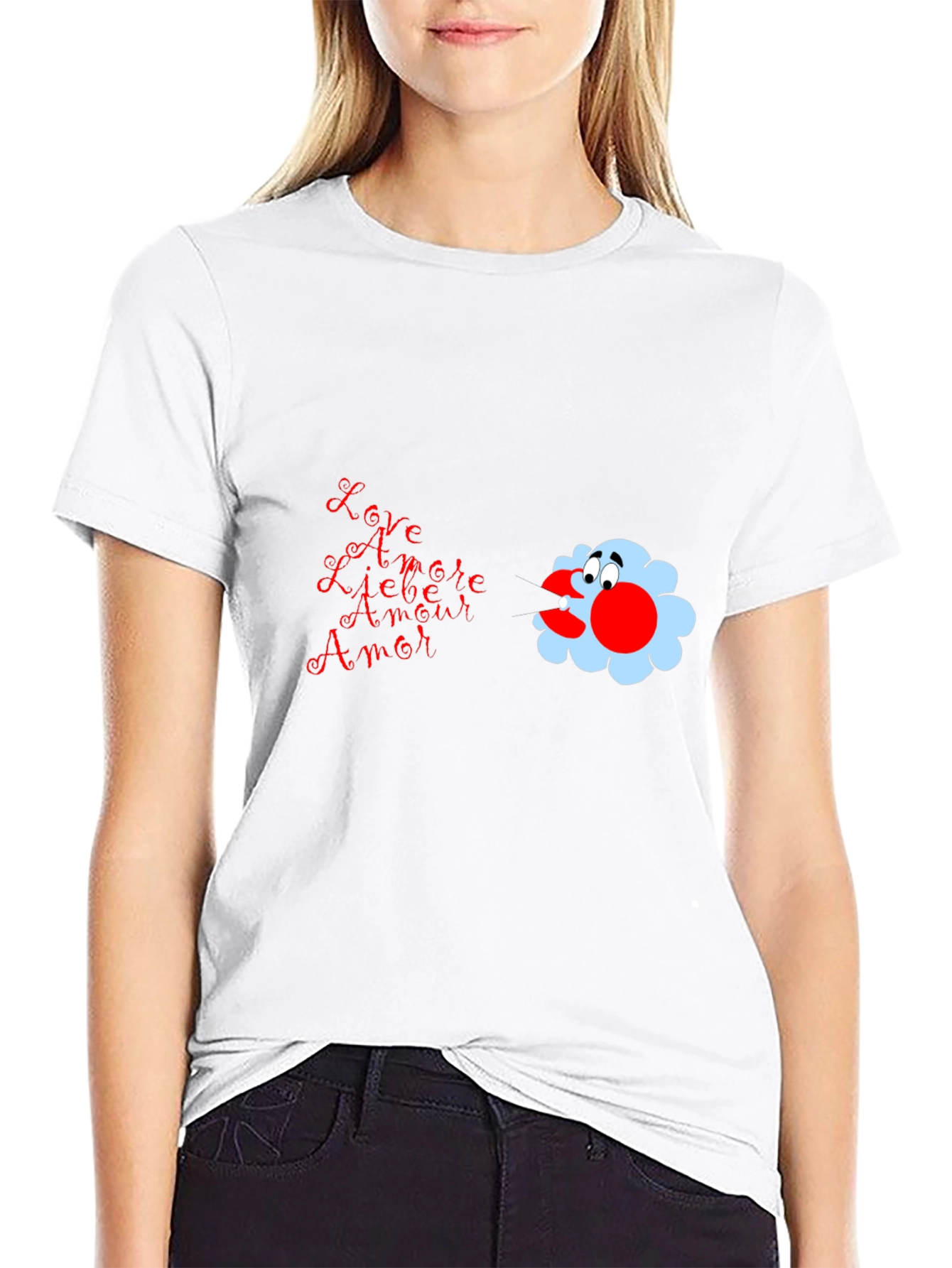 Love T-Shirt with Amore Design