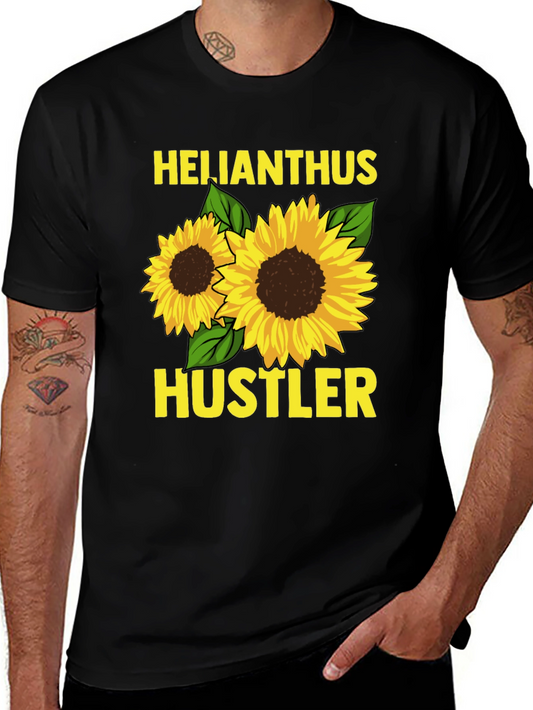 Helianthus Hustler Sunflower Graphic Tee