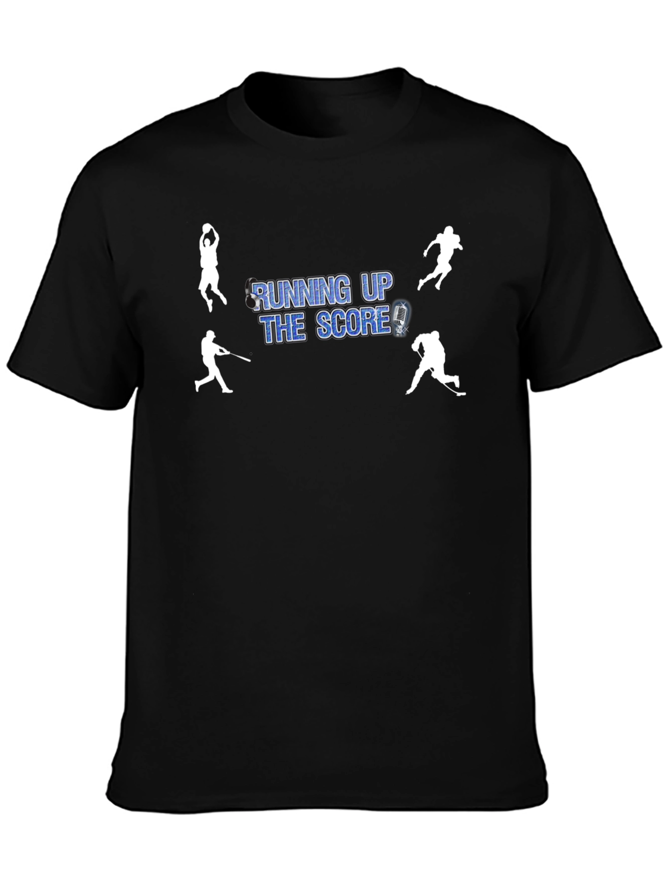 Running Up The Score Black T-Shirt