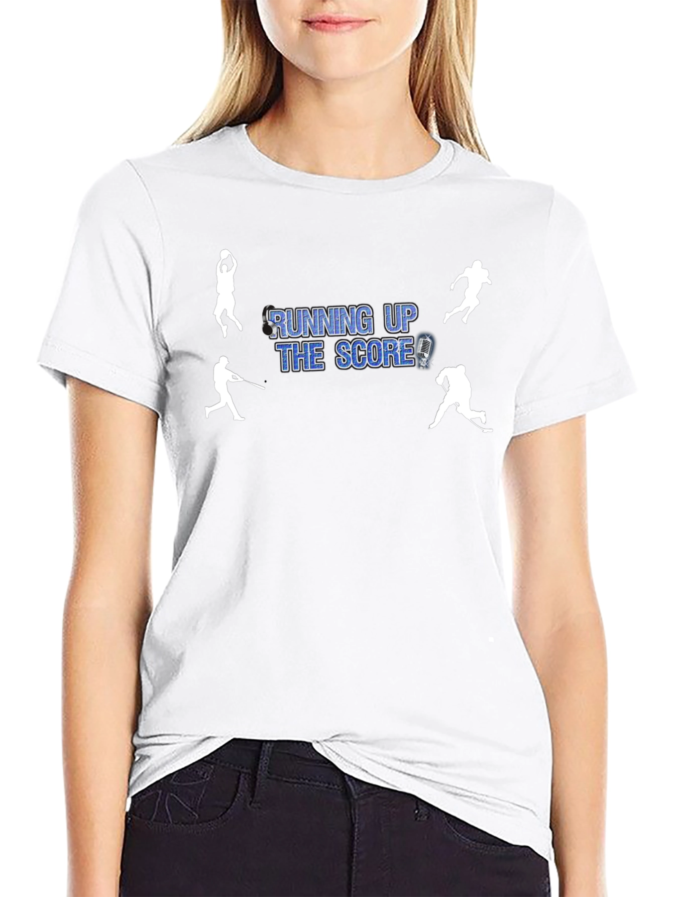 Running Up The Score Black T-Shirt