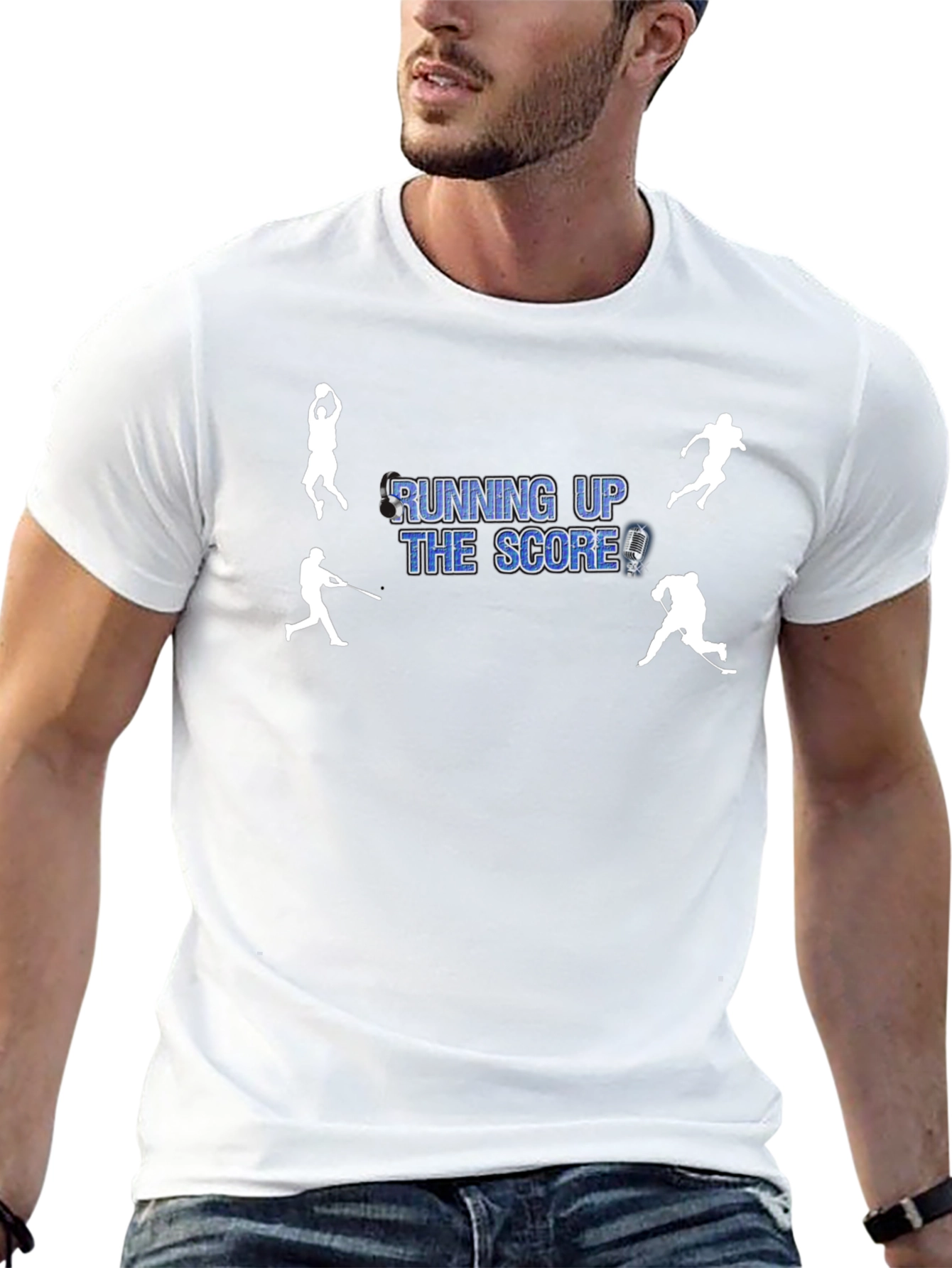 Running Up The Score Black T-Shirt