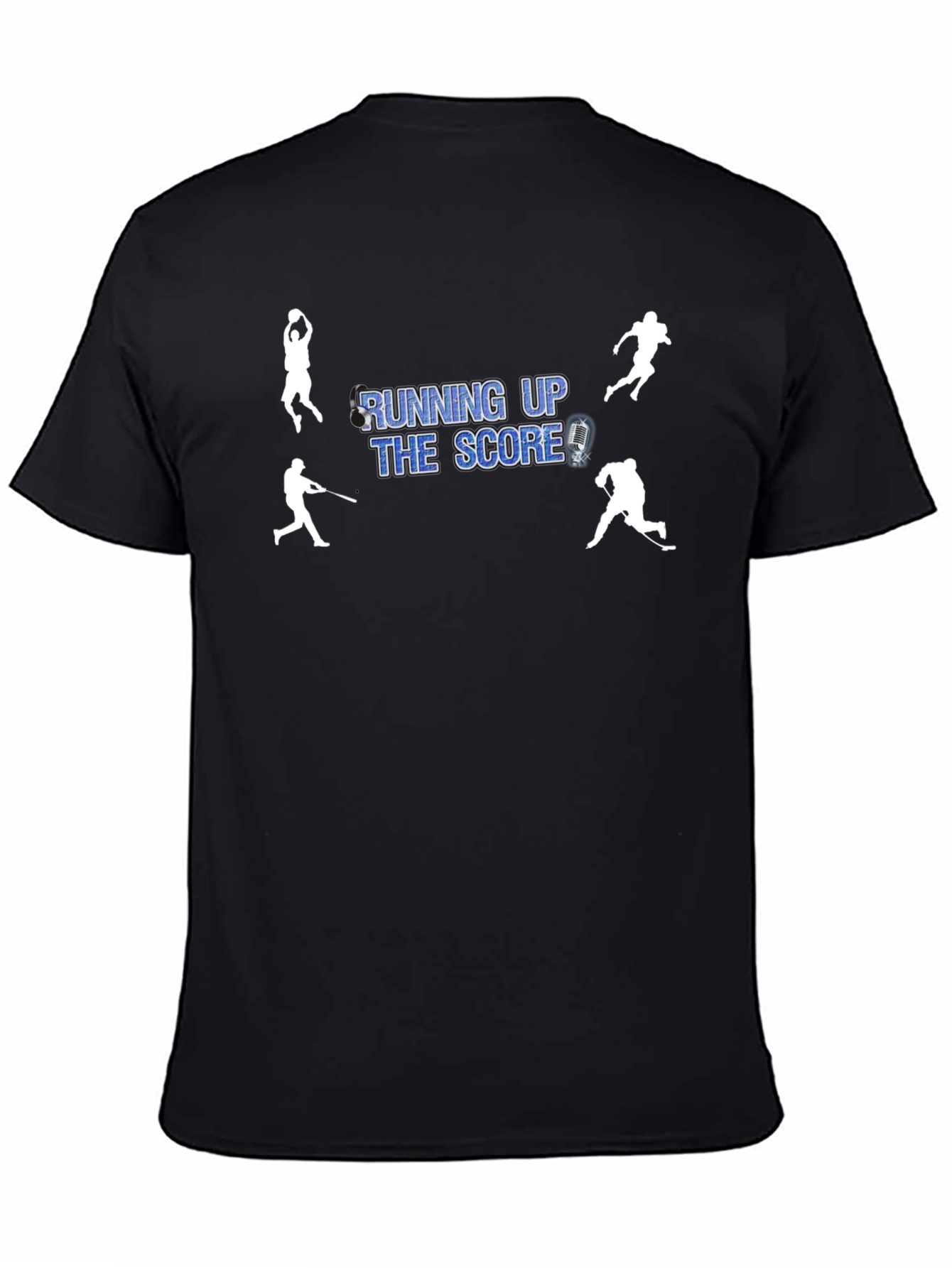 Running Up The Score Black T-Shirt