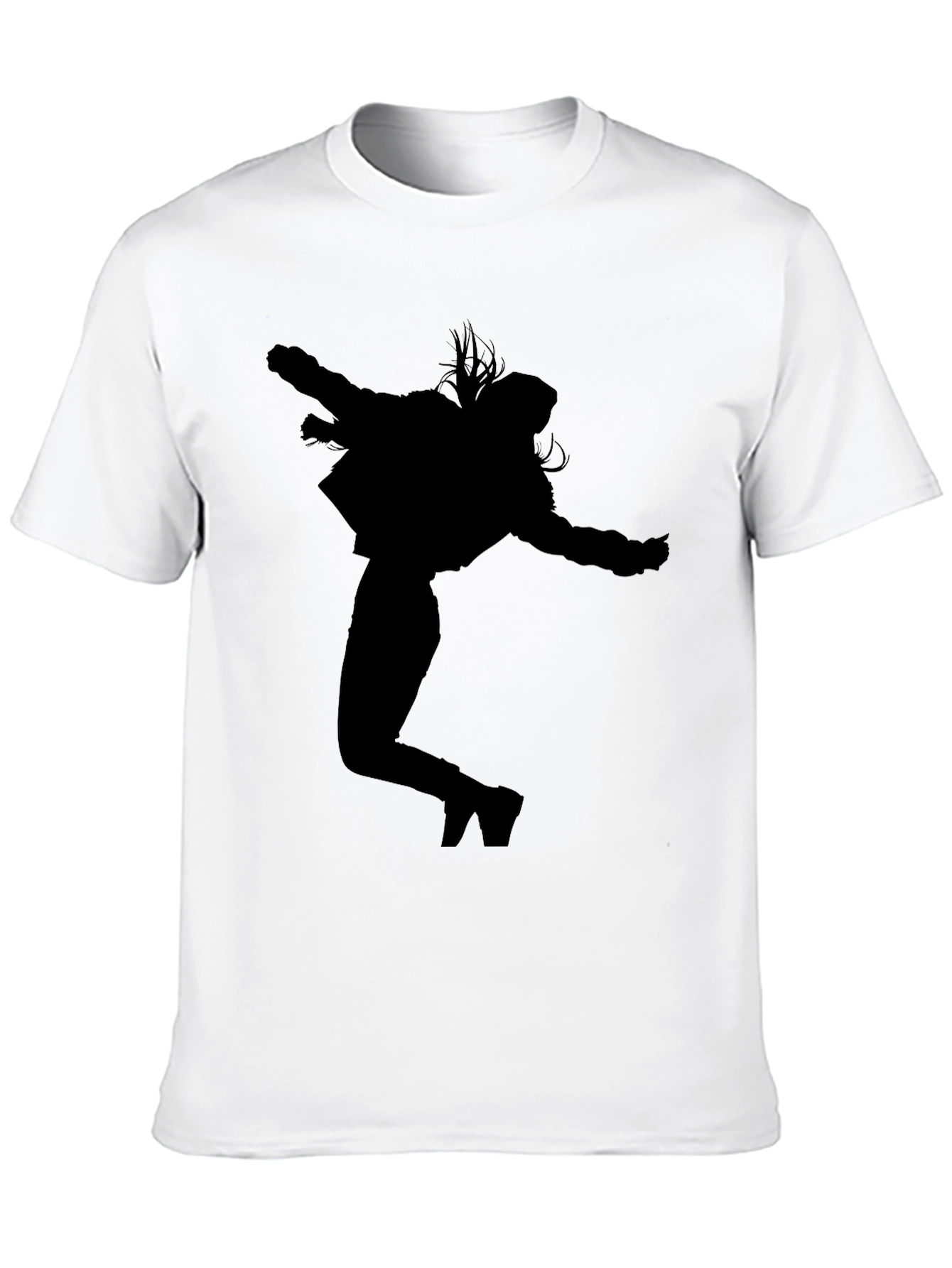 Silhouette Dance Graphic Tee - Black
