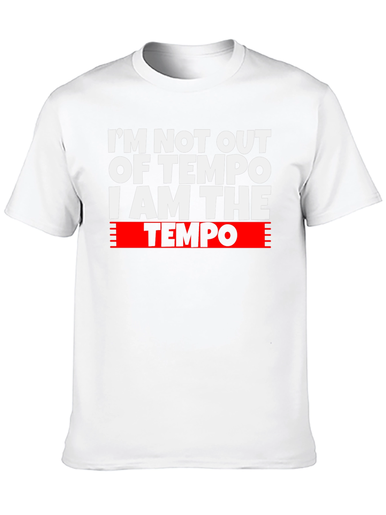 I Am The Tempo Graphic T-Shirt - Musician Apparel