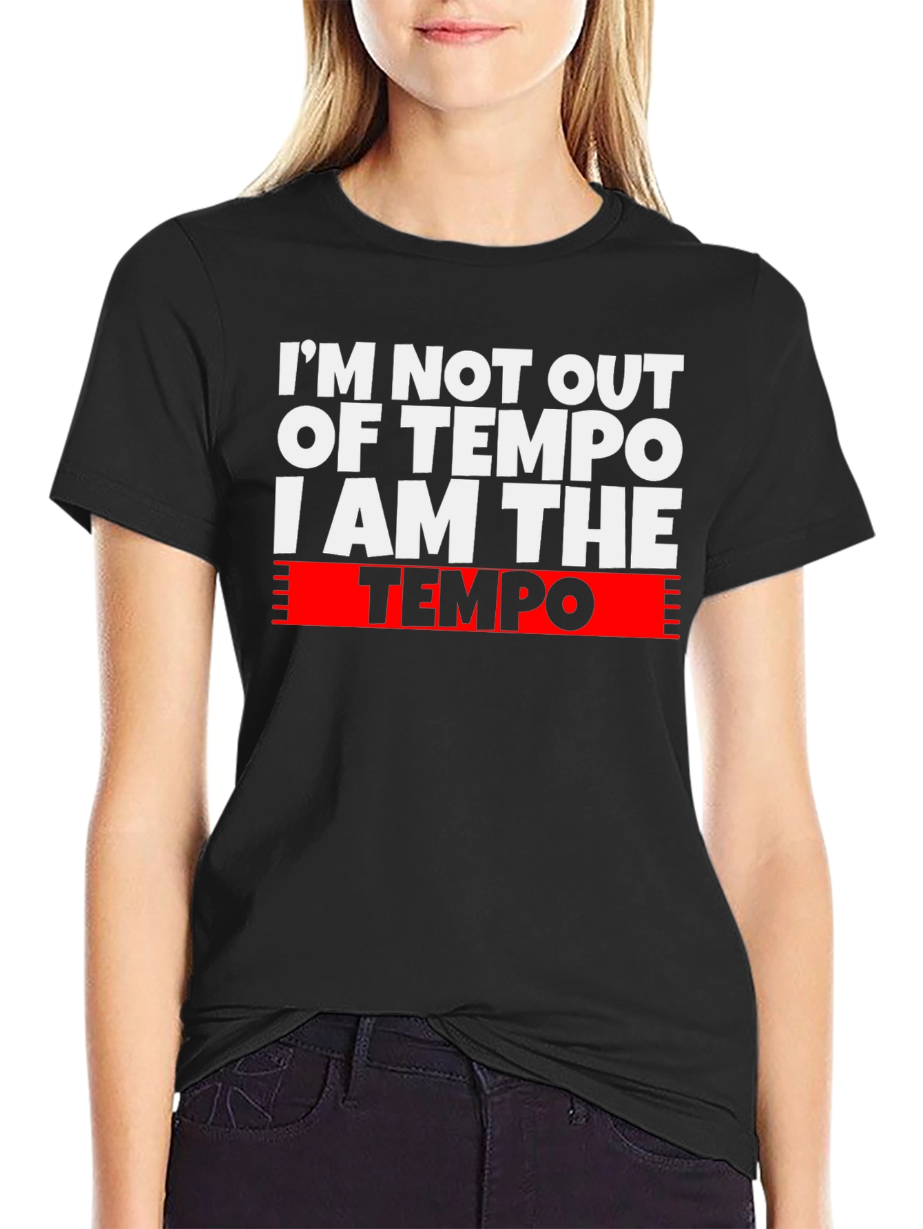 I Am The Tempo Graphic T-Shirt - Musician Apparel