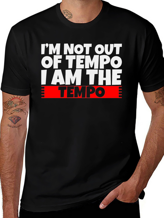 I Am The Tempo Graphic T-Shirt - Musician Apparel