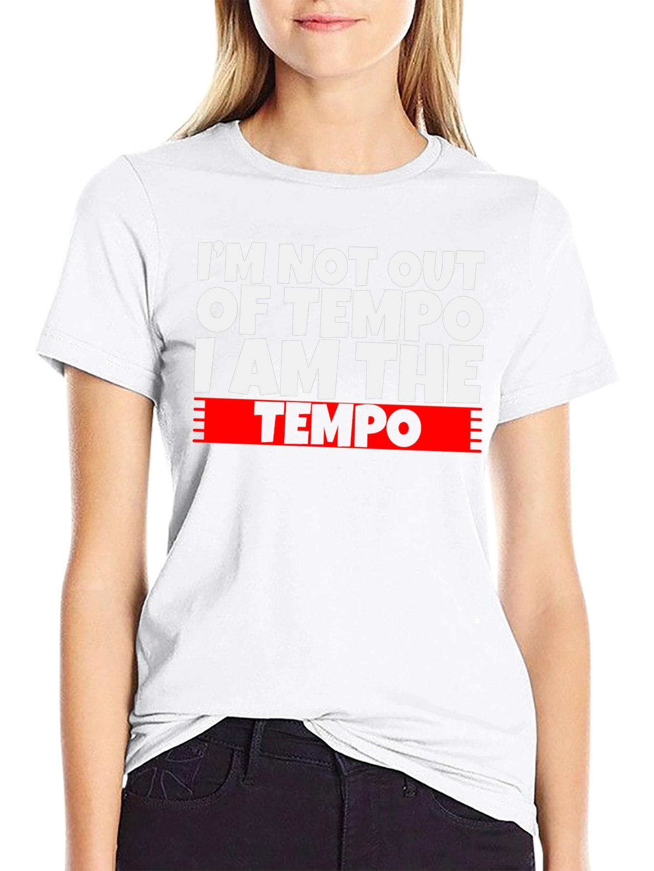 I Am The Tempo Graphic T-Shirt - Musician Apparel